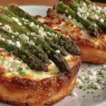 tartelettes aux asperges vertes et fromage de chèvre frais - featured image