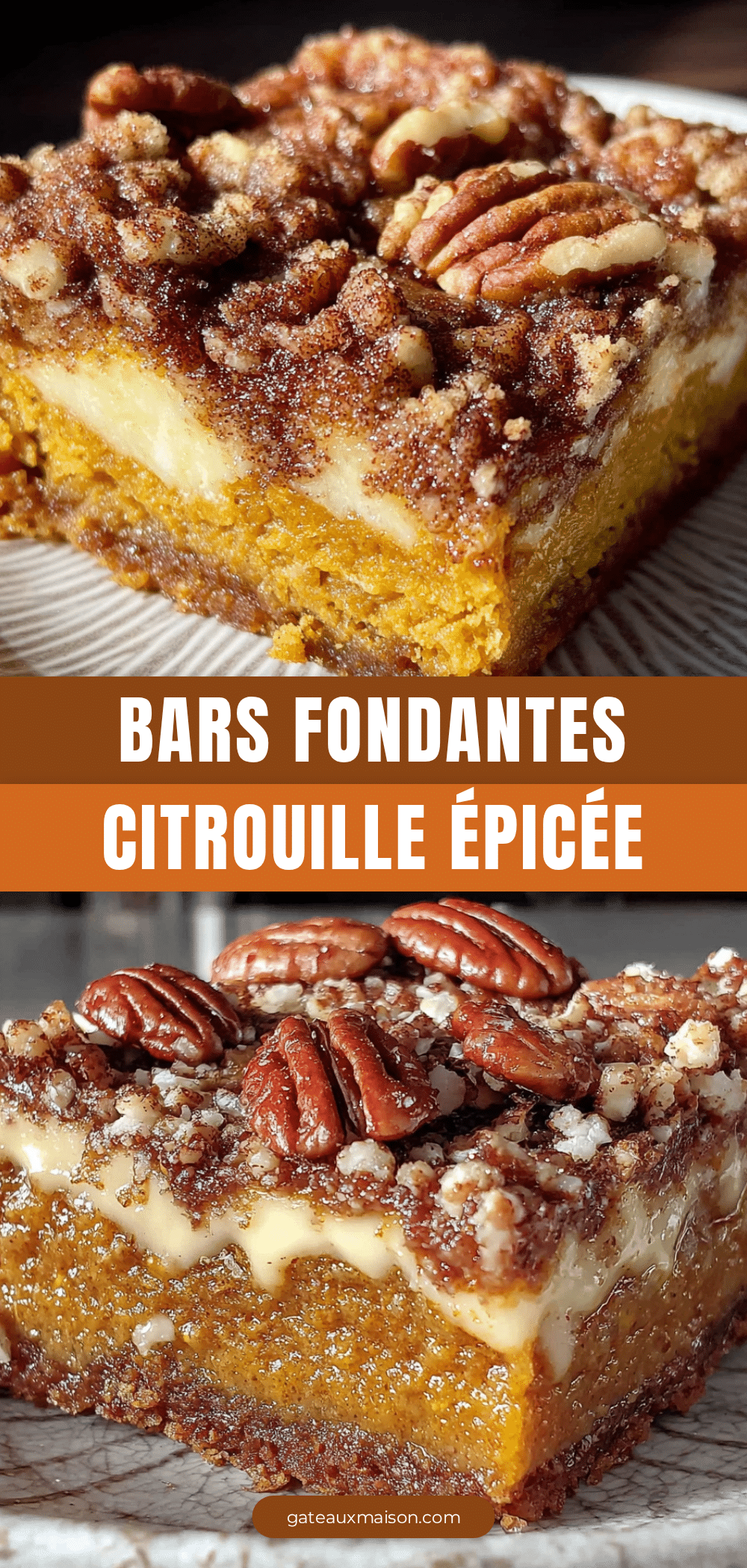 barres fondantes citrouille pain d’épices recipe