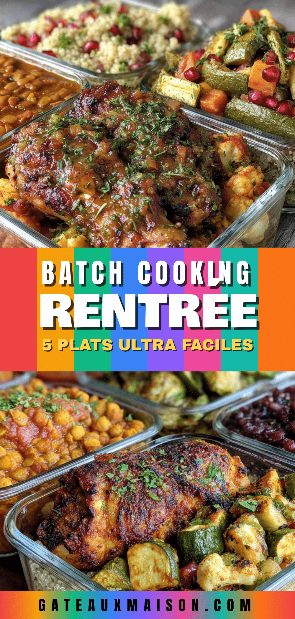 batch cooking rentrée recipe