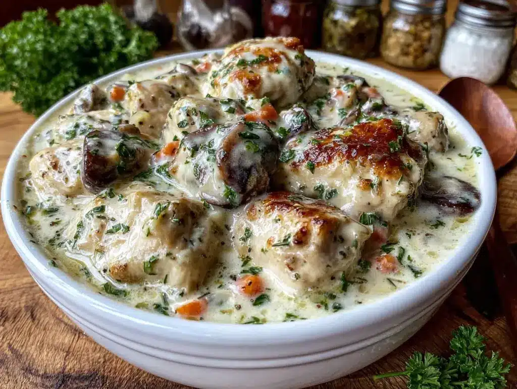 blanquette de poulet crémeuse - featured image