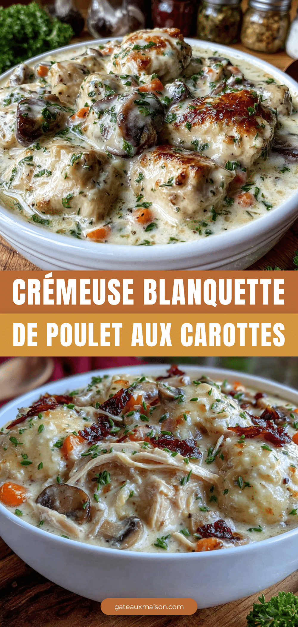 blanquette de poulet crémeuse recipe