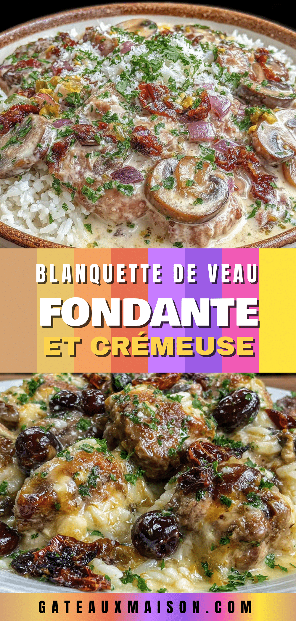 blanquette de veau à la mijoteuse recipe