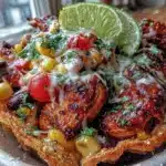 bols de poulet tacos croustillants à lair fryer - featured image