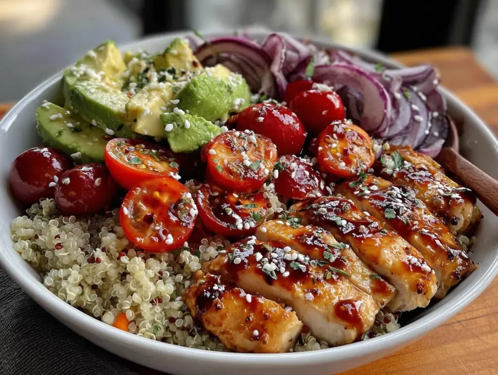 bowl quinoa-poulet rentrée - featured image