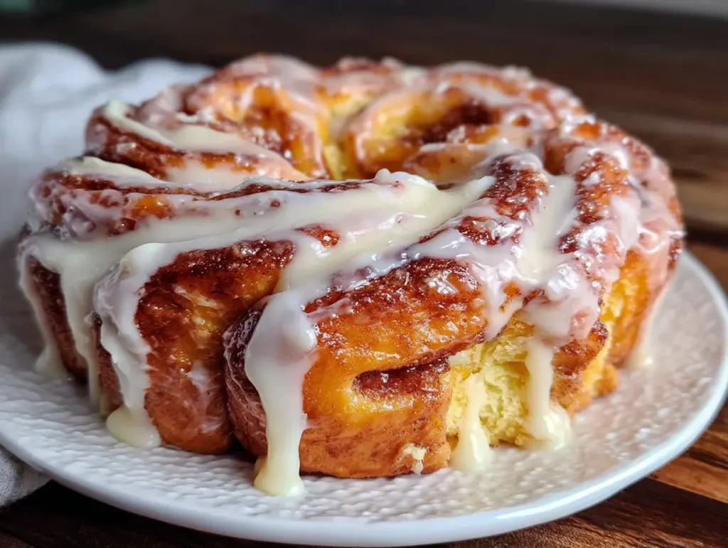 cinnamon rolls au glaçage cream cheese - featured image