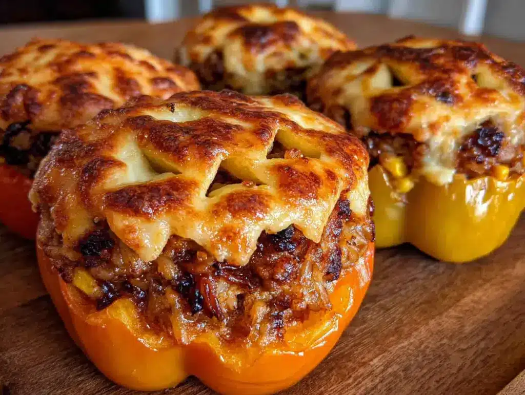 citrouilles farcies aux poivrons - featured image