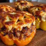 citrouilles farcies aux poivrons - featured image