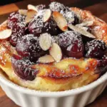 clafoutis aux prunes et amandes effilées - featured image