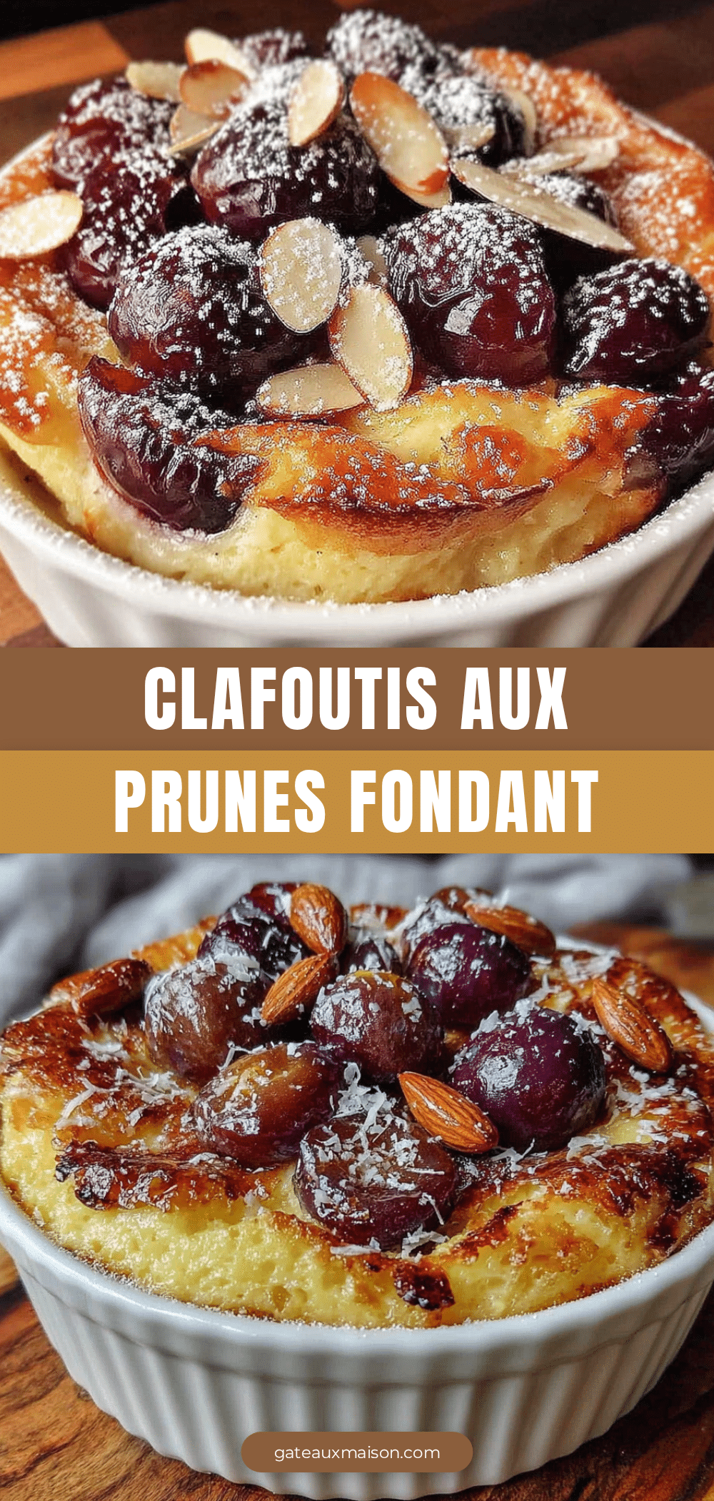 clafoutis aux prunes et amandes effilées recipe