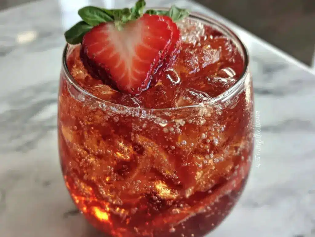 cocktail fraise-basilic rafraîchissant pour l’apéro - featured image