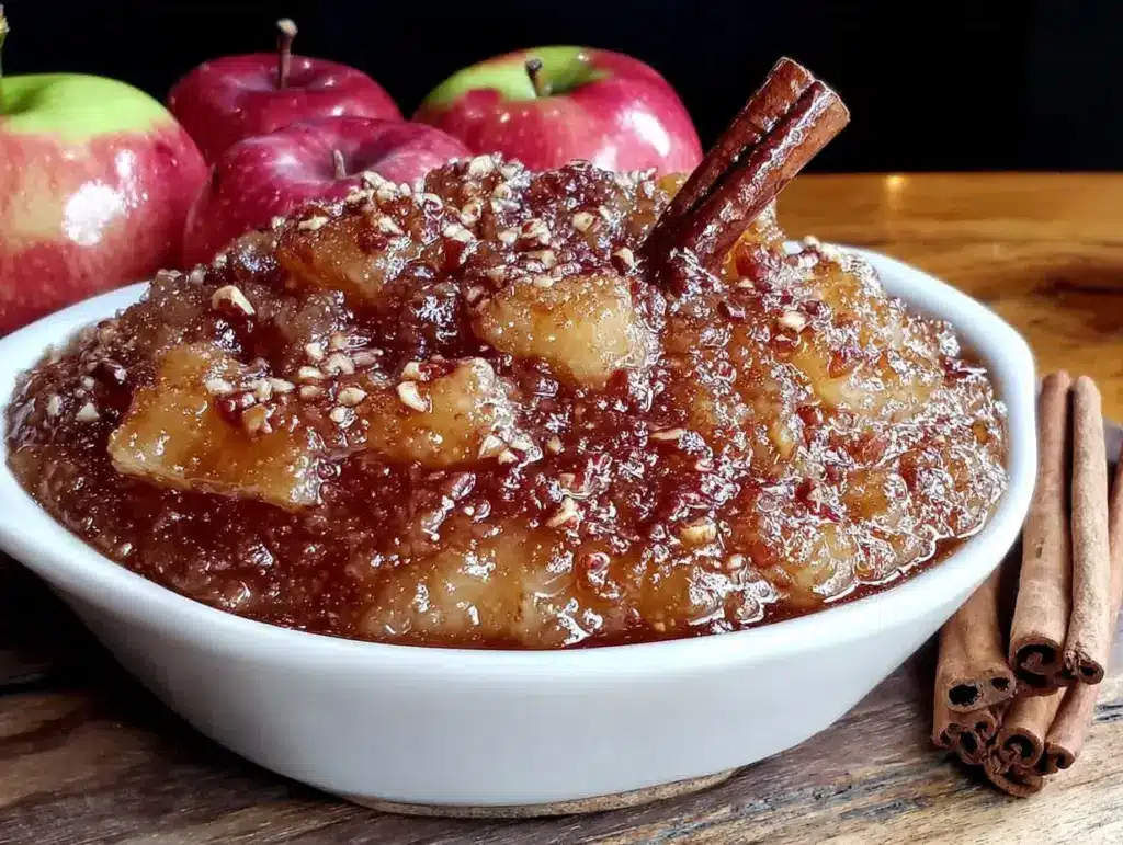 compote de pommes cannelle fondante et réconfortante - featured image
