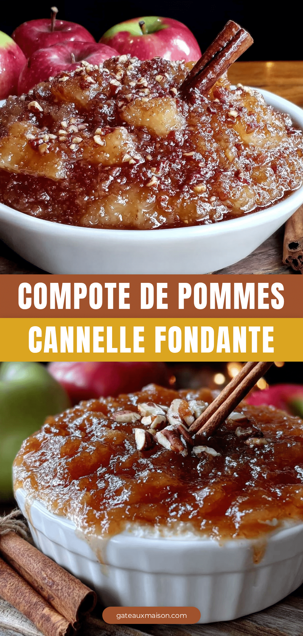 compote de pommes cannelle fondante et réconfortante recipe