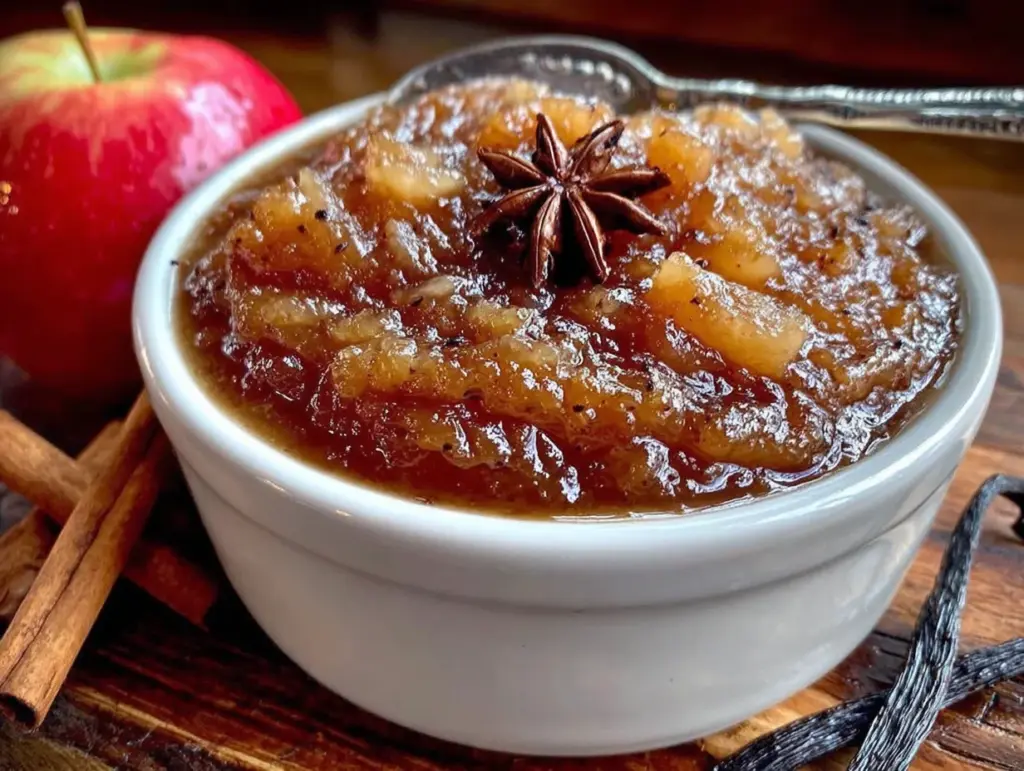 compote pomme cannelle vanille - featured image