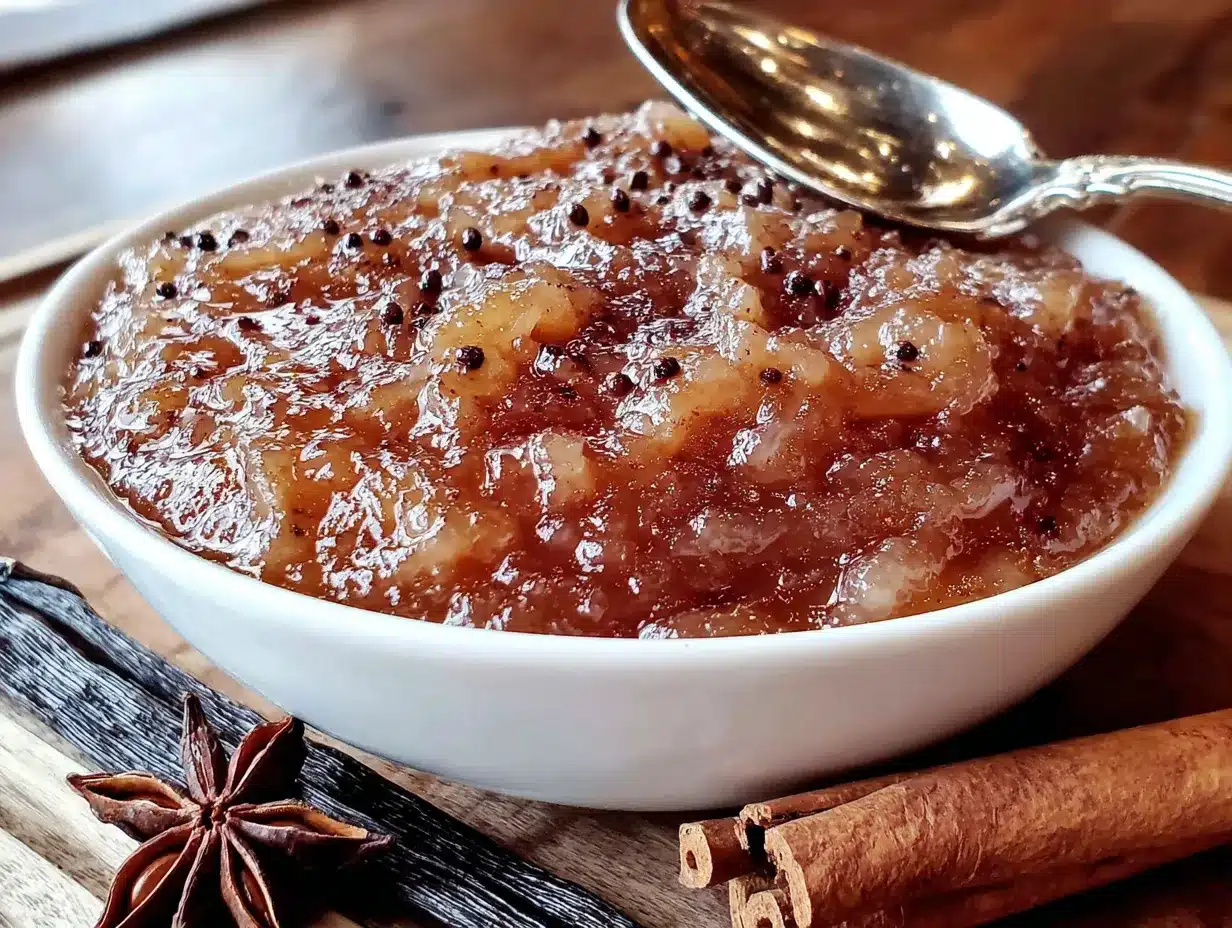 compote pomme cannelle vanille preparation steps