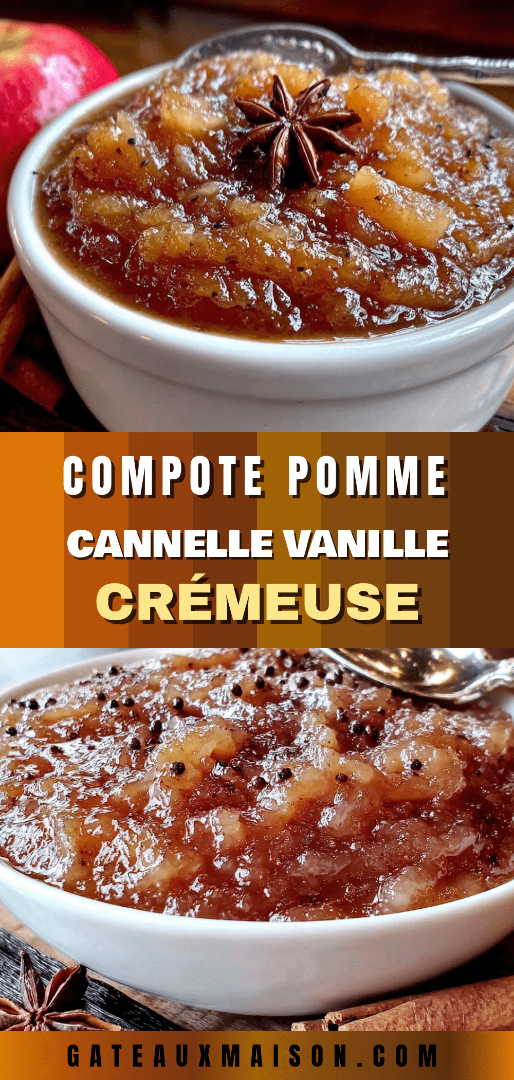 compote pomme cannelle vanille recipe