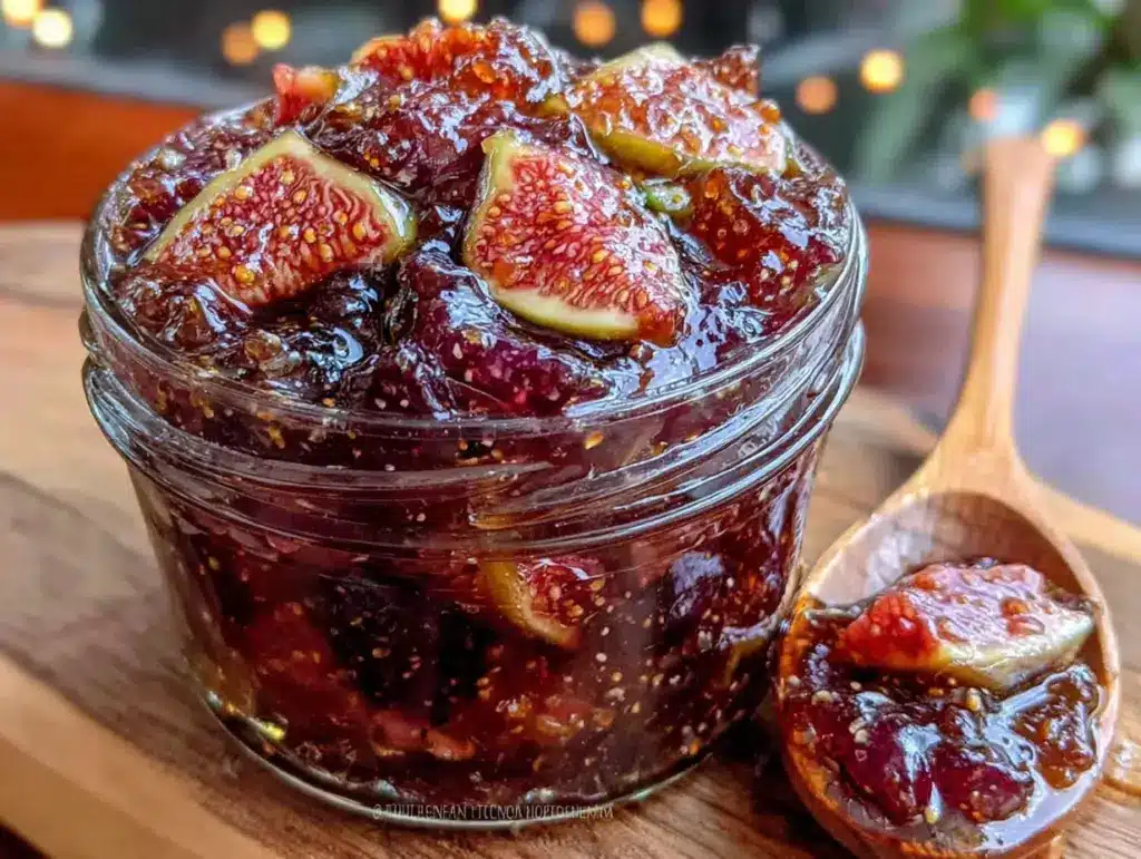 confiture de figues onctueuse à la vanille et à la cannelle - featured image