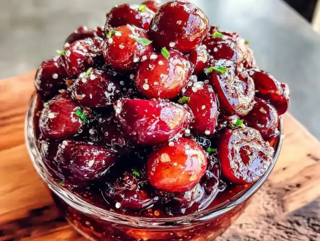 confiture de prunes minute à la vanille facile - featured image