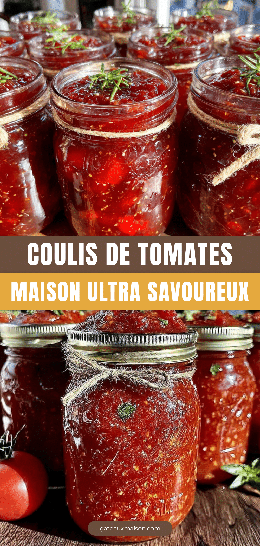 coulis de tomates maison recipe