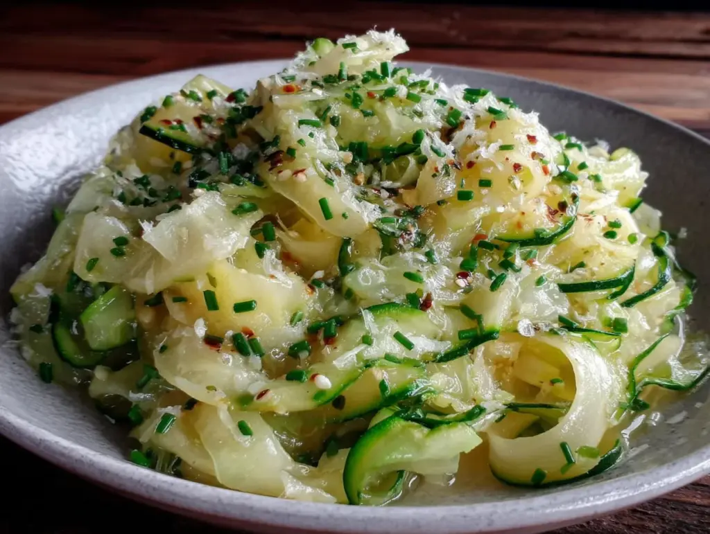 courgettes marinées au citron - featured image