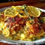 crémeux poulet citron orzo facile - featured image