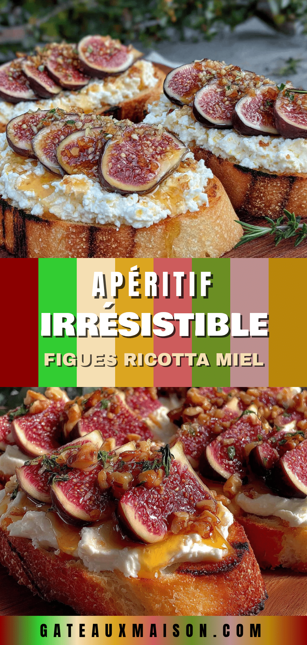 crostini figues ricotta miel recipe