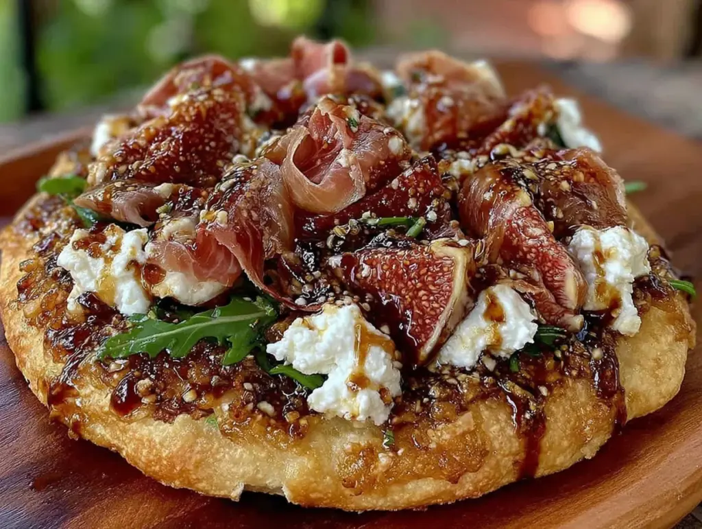 flatbread figue prosciutto - featured image
