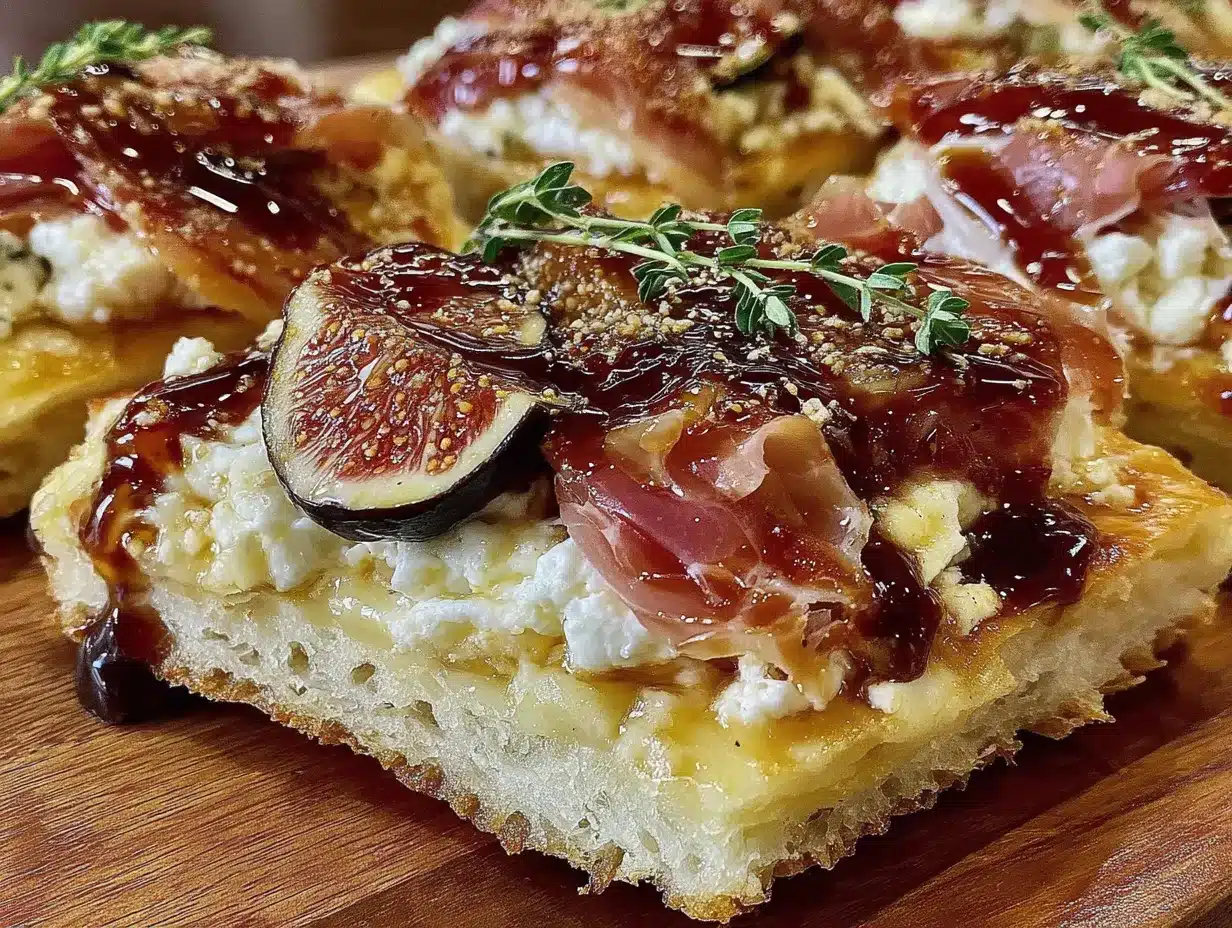 flatbread figue prosciutto preparation steps