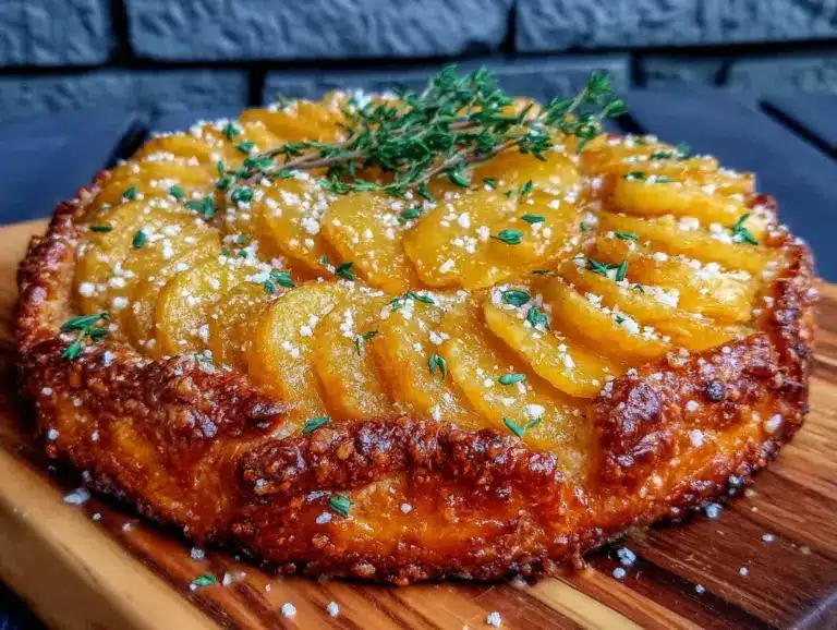 galette aux pommes et cheddar - featured image