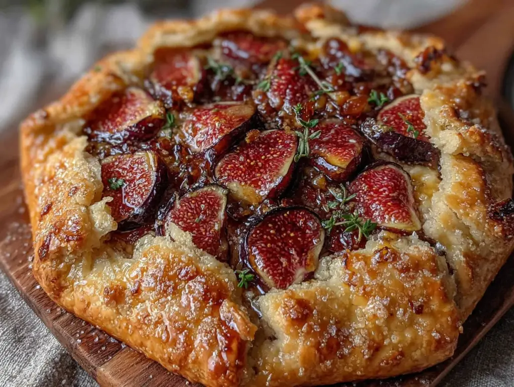 galette rustique aux figues et à la frangipane - featured image