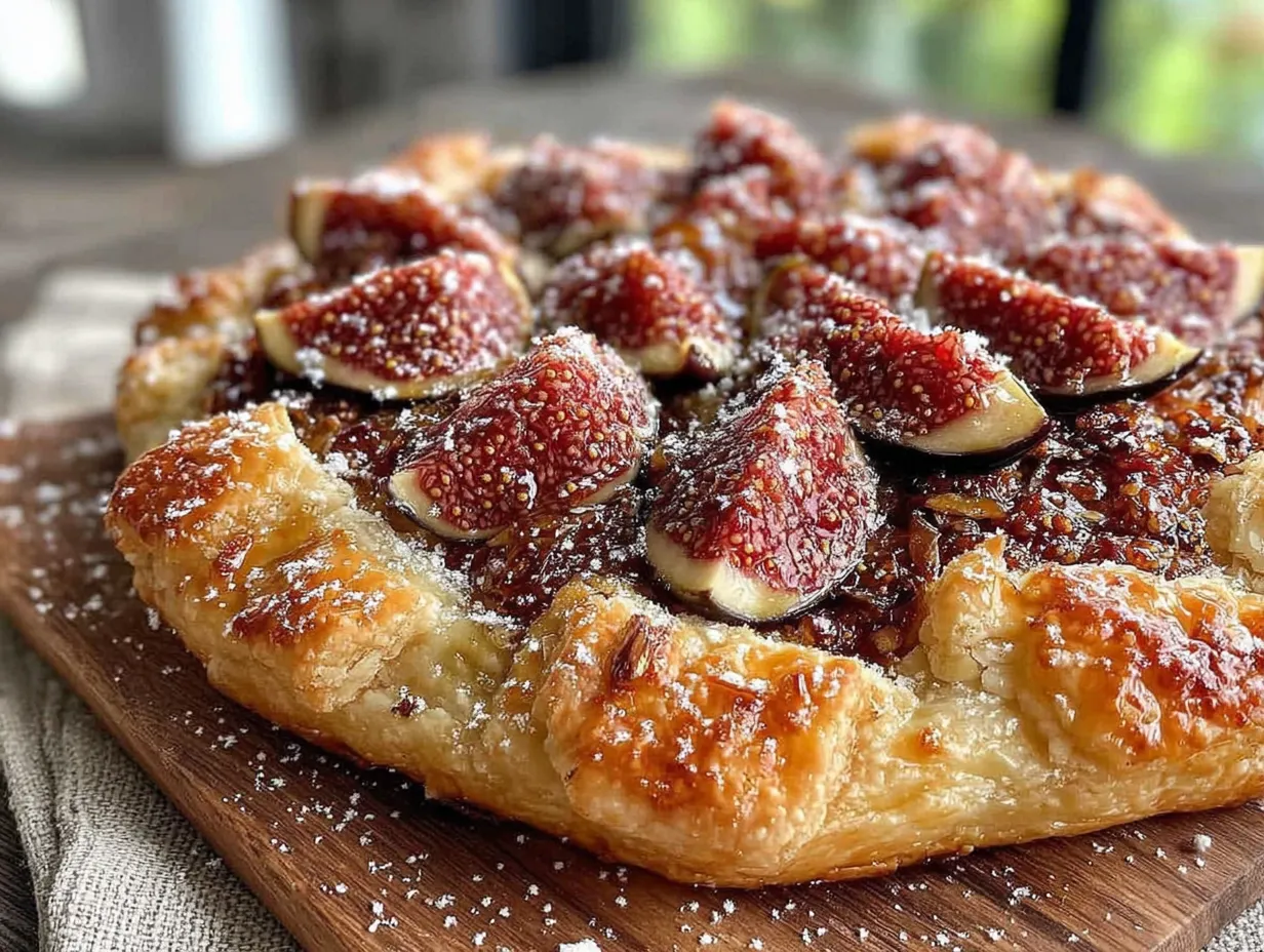 galette rustique aux figues et à la frangipane preparation steps