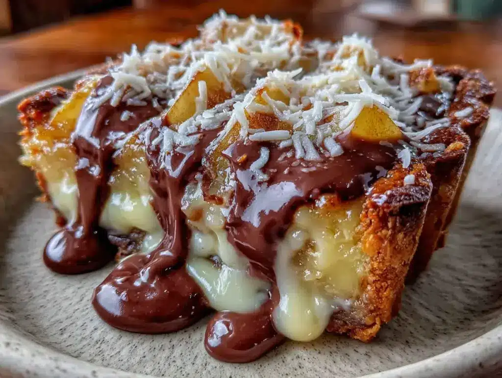 gâteau poire chocolat fondant - featured image
