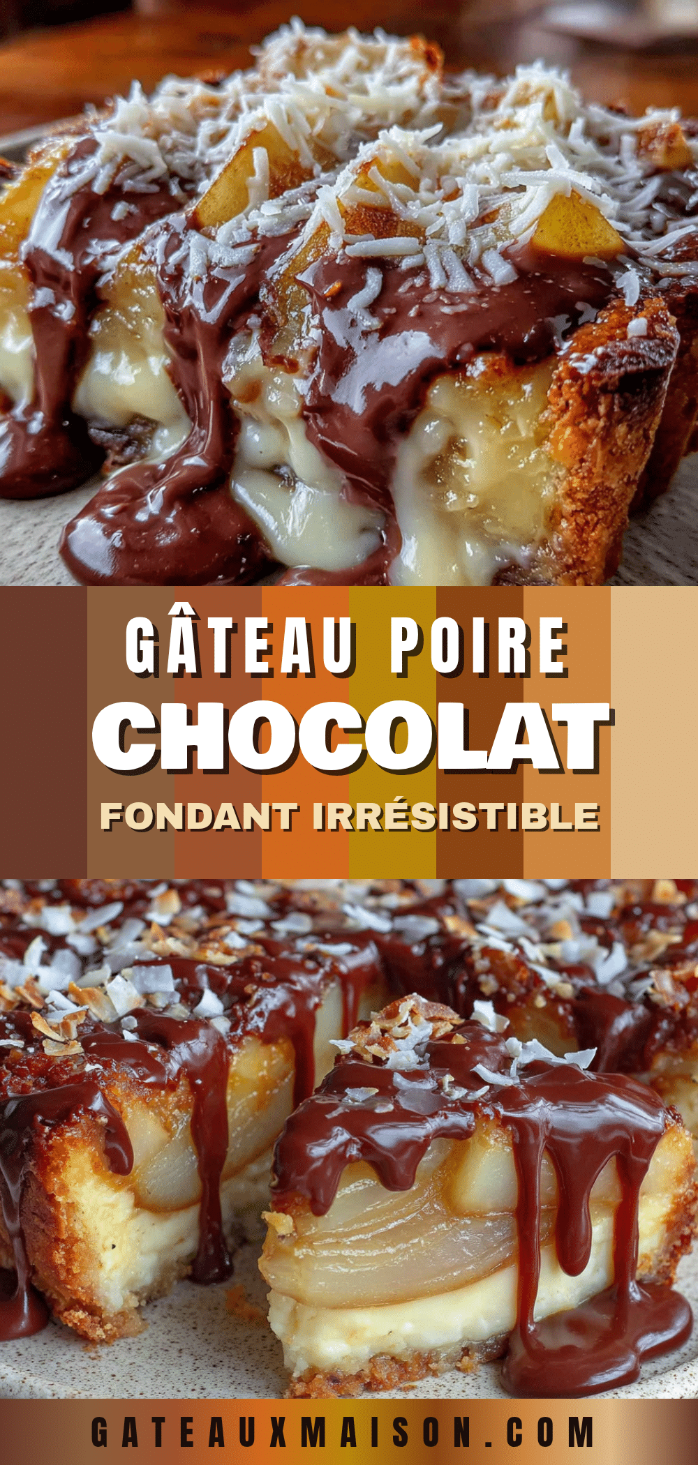 gâteau poire chocolat fondant recipe