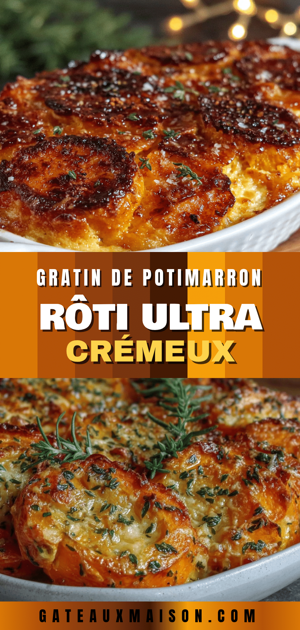 gratin de potimarron rôti au parmesan recipe