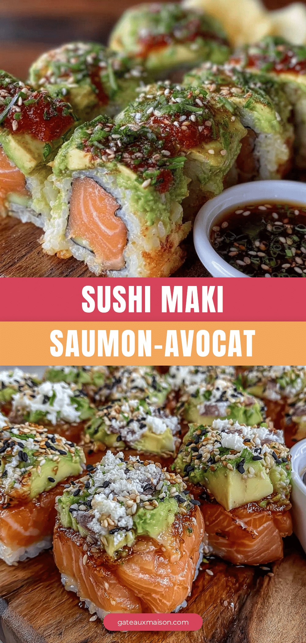 makis saumon avocat maison recipe