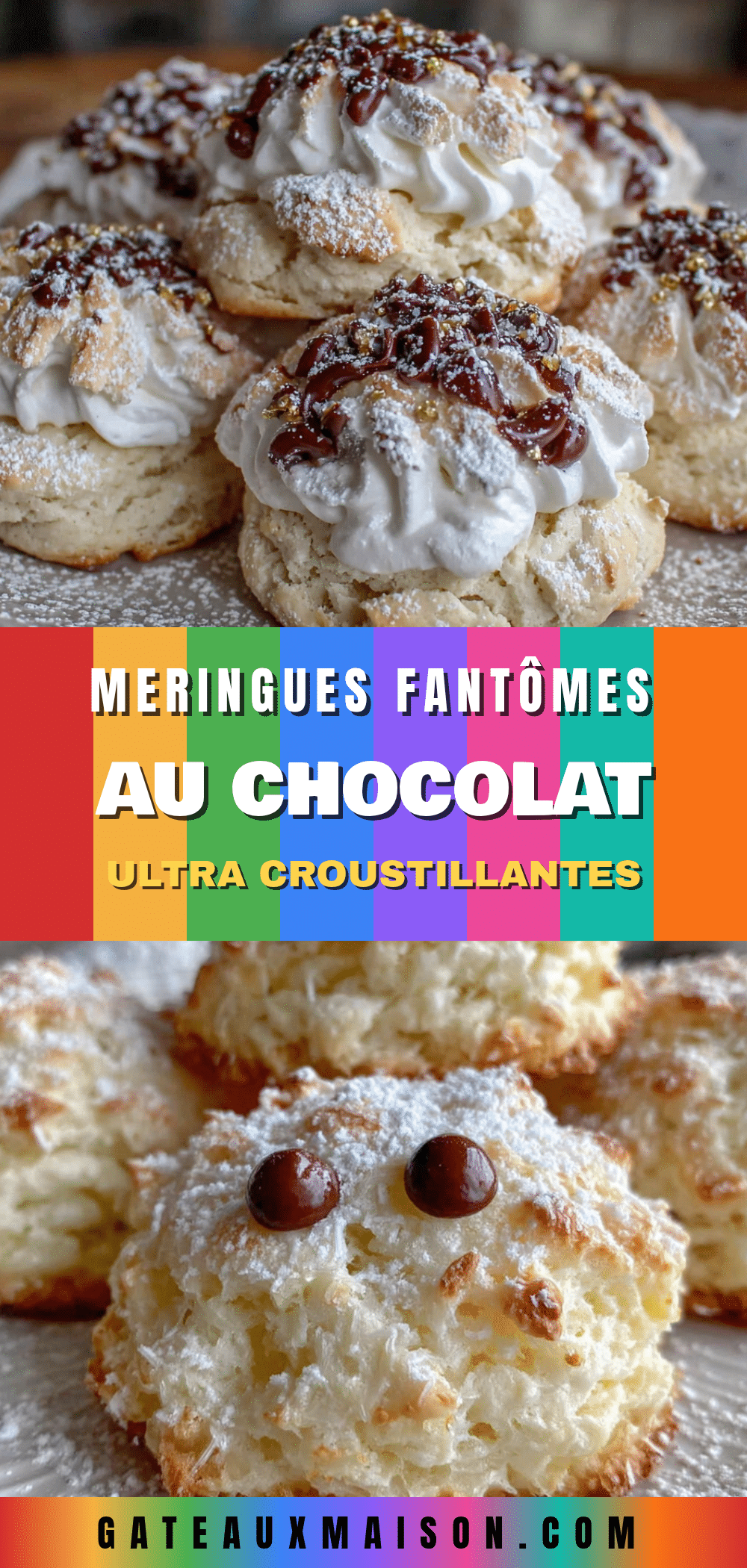 meringues fantômes halloween recipe
