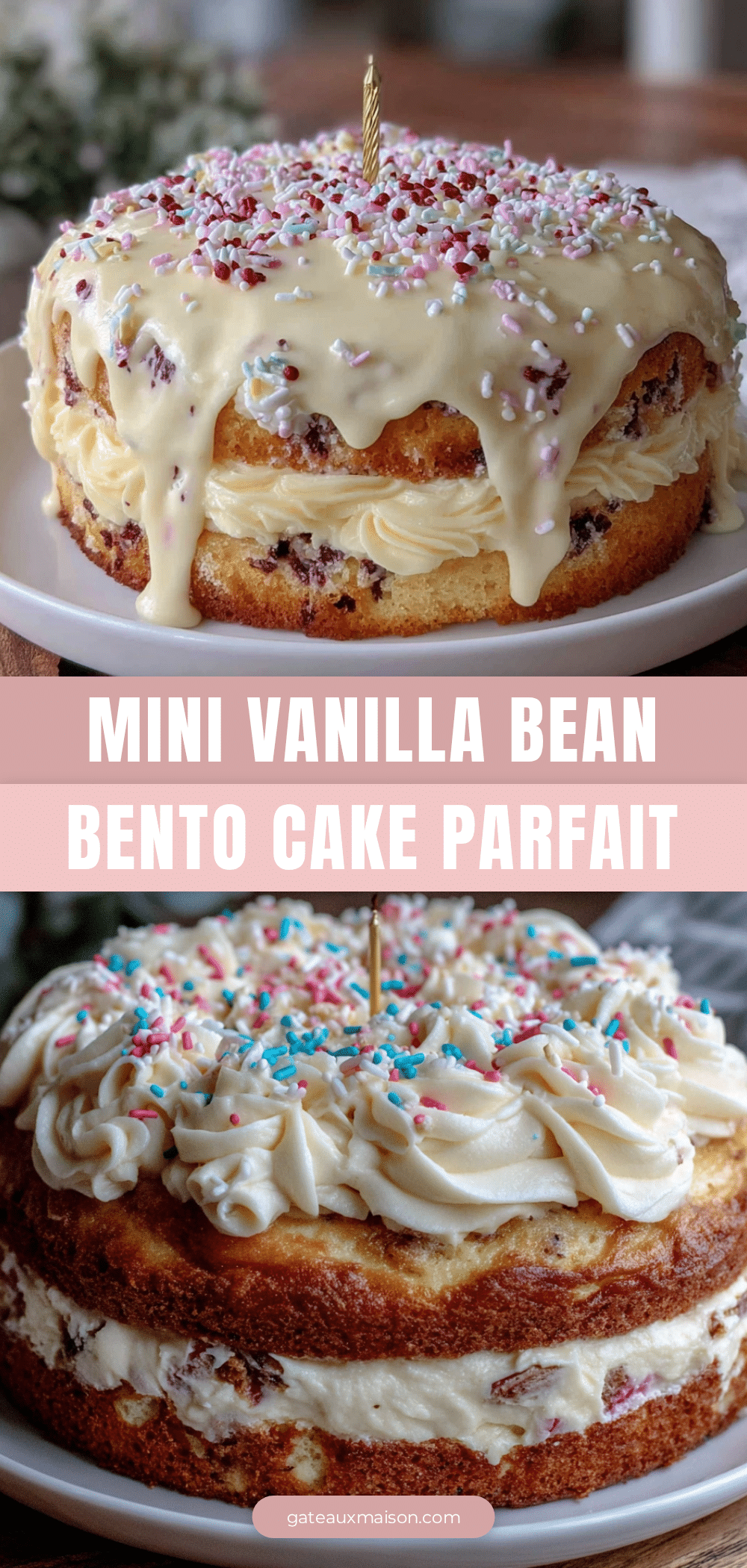mini gâteau bento vanille recipe