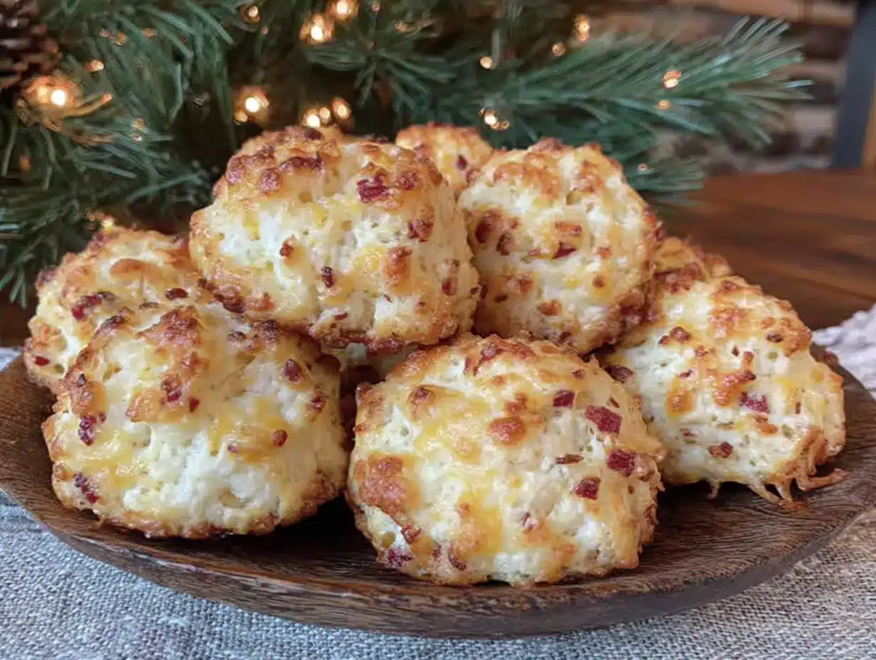 mini gougères de Noël croustillantes et fondantes preparation steps