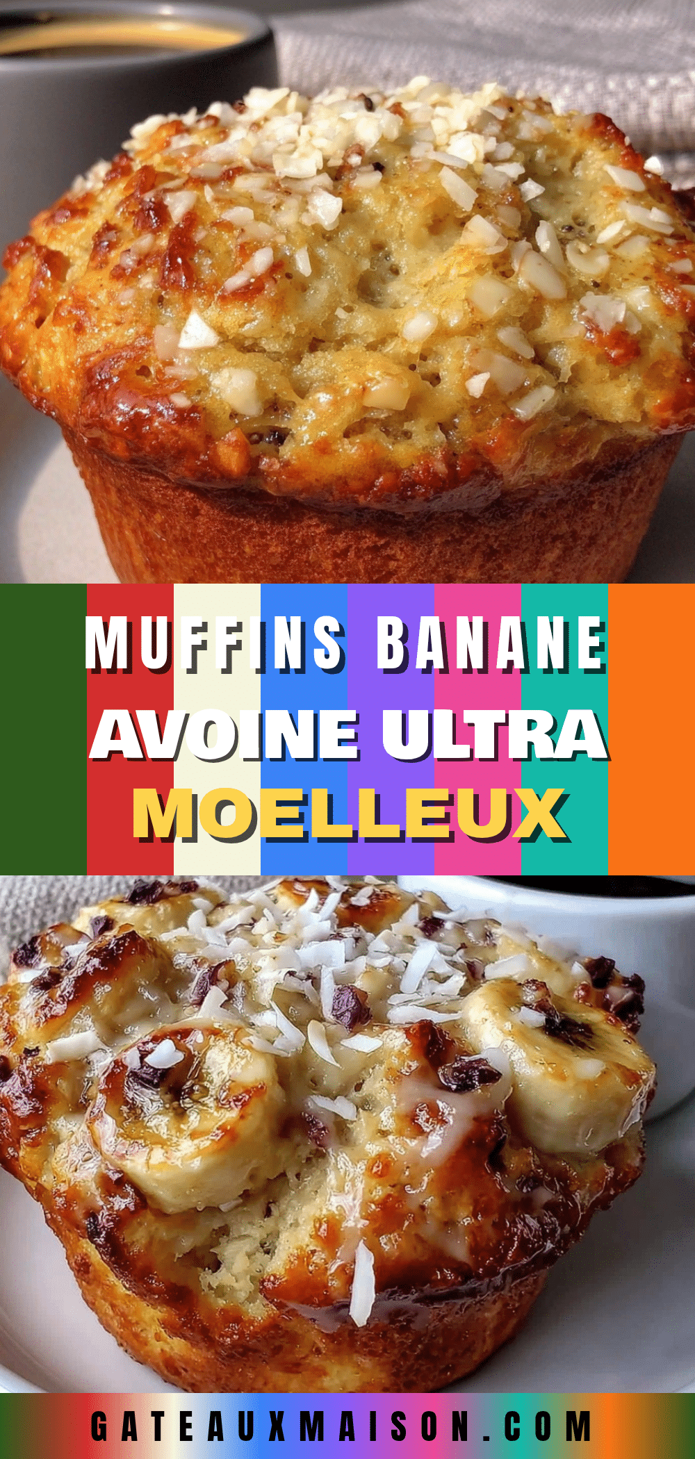 muffins banane-avoine recipe
