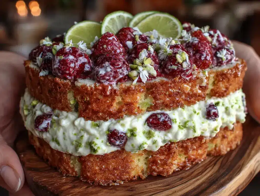 number cake fraise-pistache - featured image