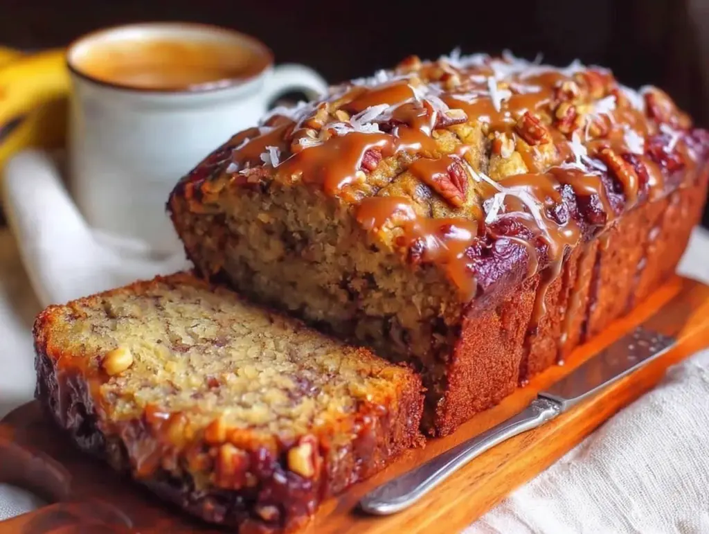 pain à la banane et aux noix au beurre noisette - featured image