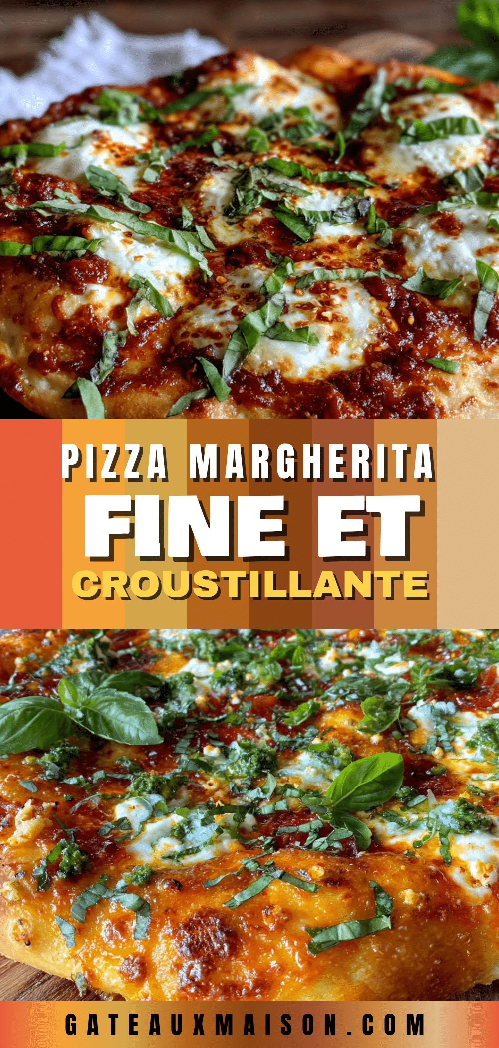 pizza margherita fine et croustillante maison recipe