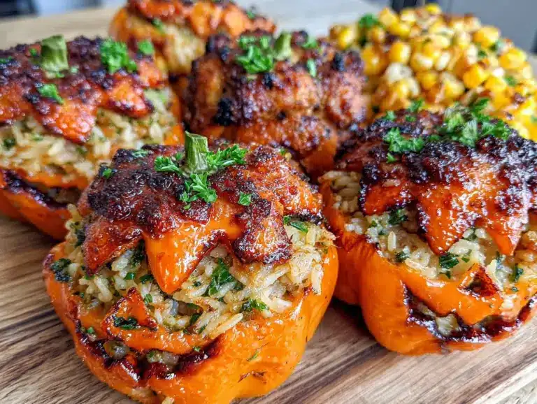 poivrons farcis citrouille halloween - featured image