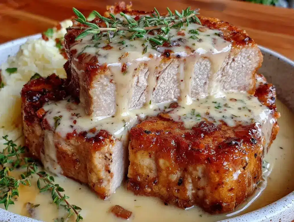 Porc poêlé sauce moutarde - featured image