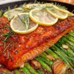 Recette de saumon citronné aux asperges - featured image