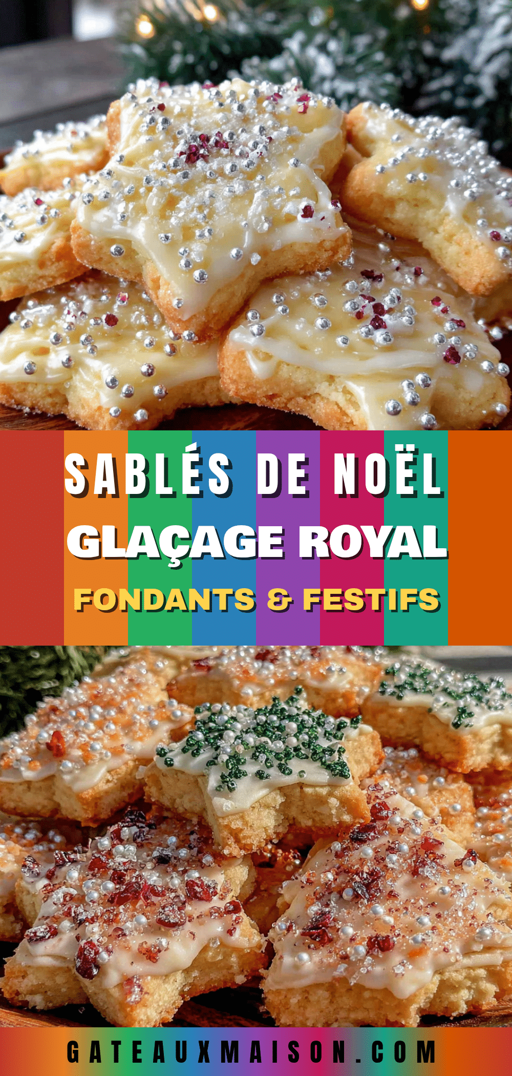 Sablés de Noël fondants au glaçage royal recipe