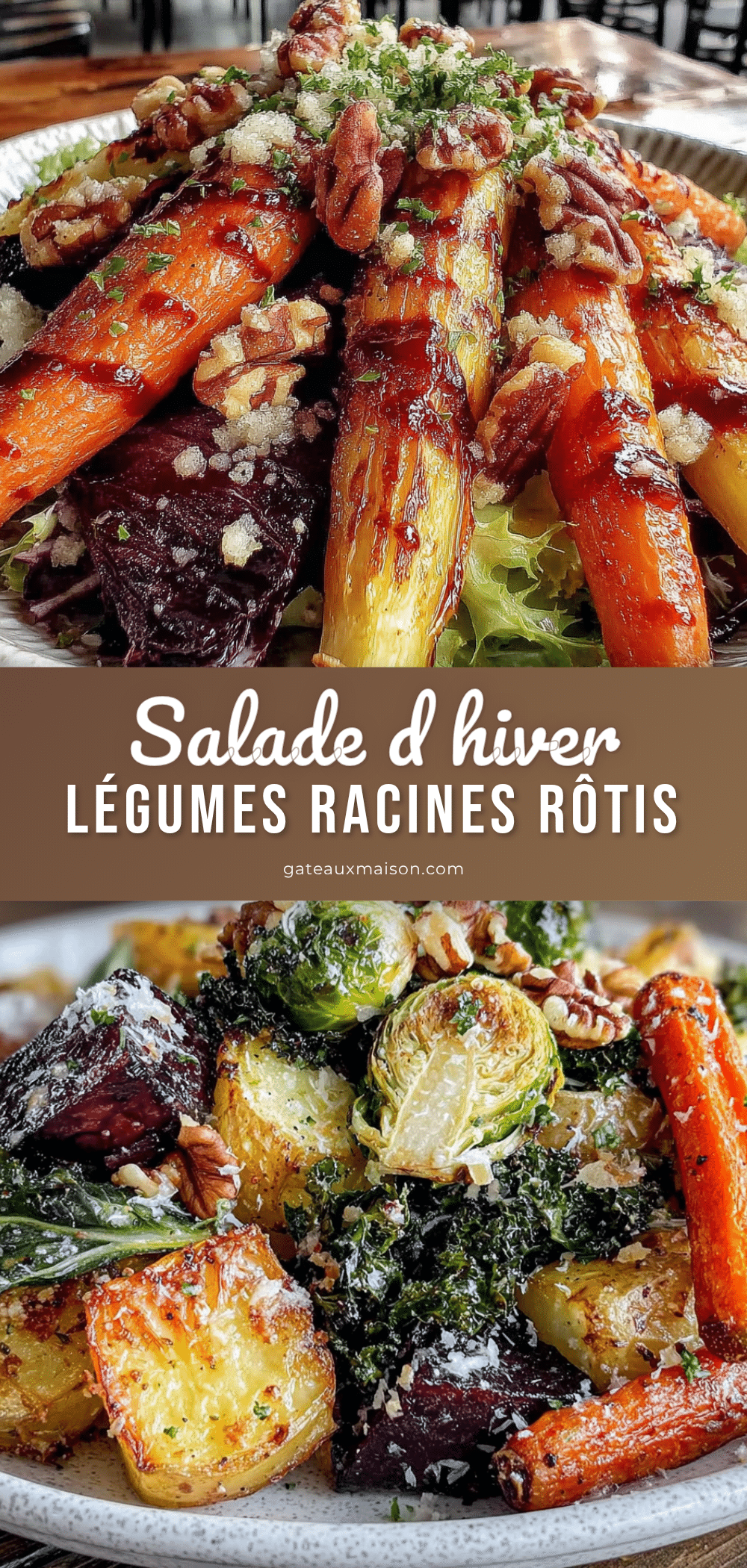 salade dhiver aux légumes racines rôtis recipe