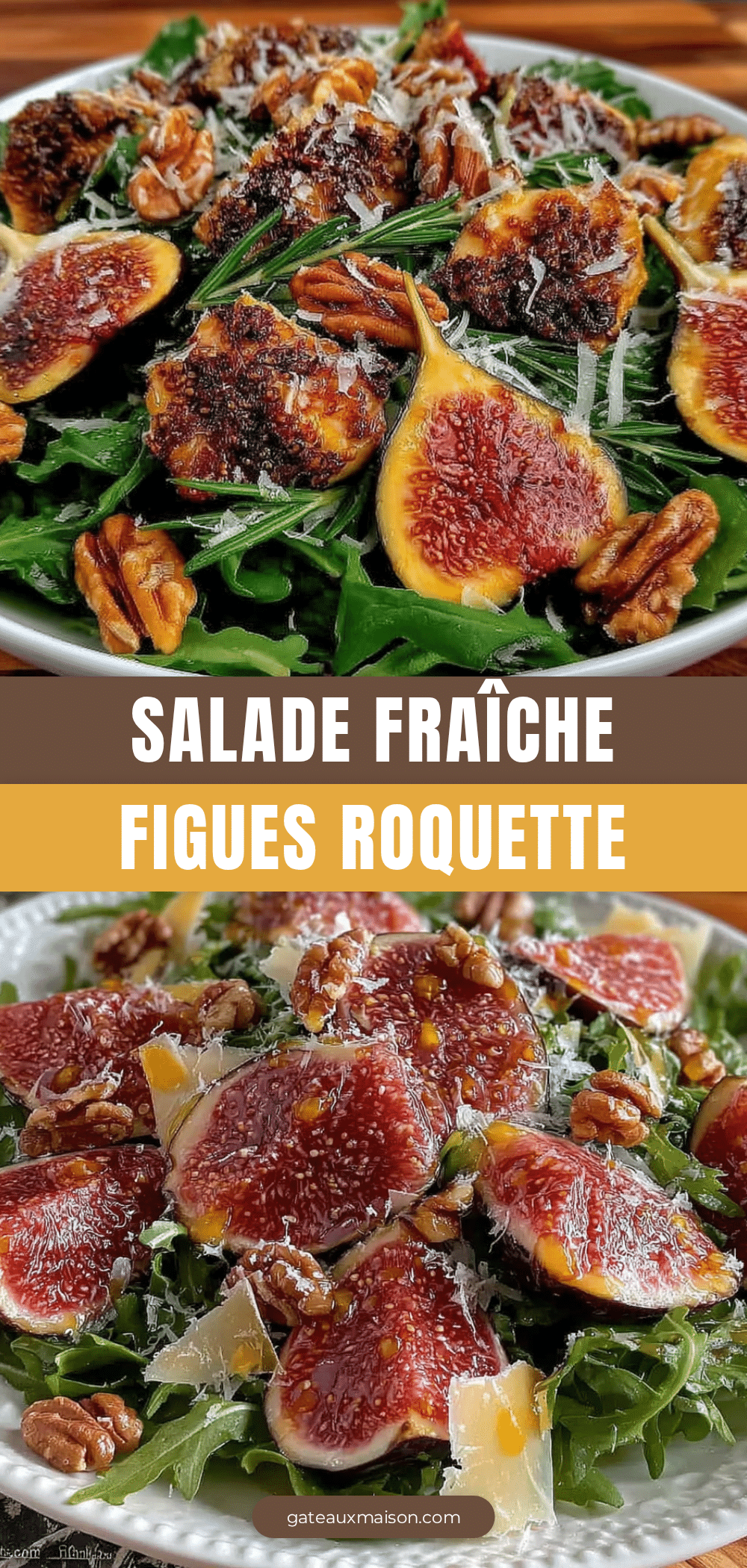 salade figues roquette noix recipe