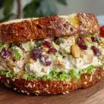 sandwich au poulet yaourt grec - featured image