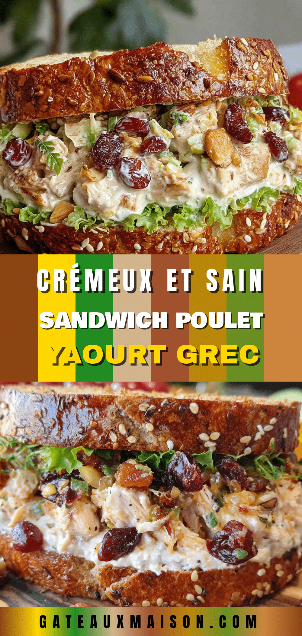sandwich au poulet yaourt grec recipe