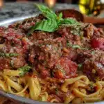 Sauce bolognaise de dinde facile et congelable - featured image
